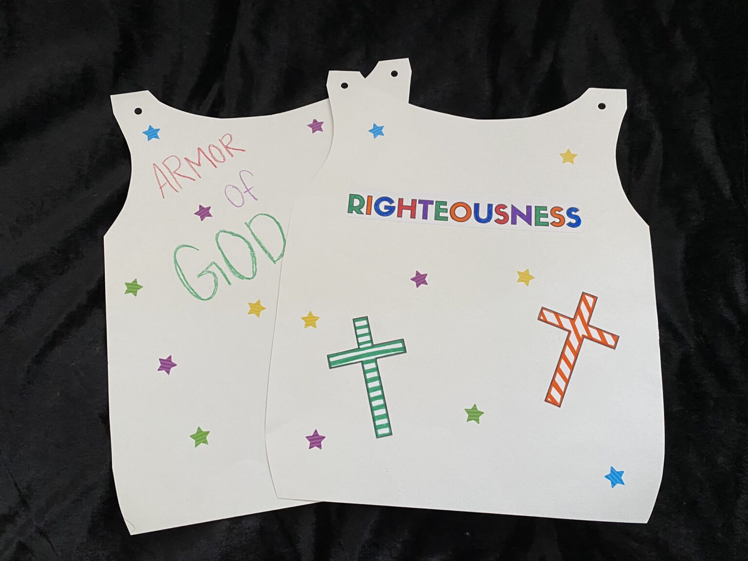 Breastplate Of Righteousness Craft Template